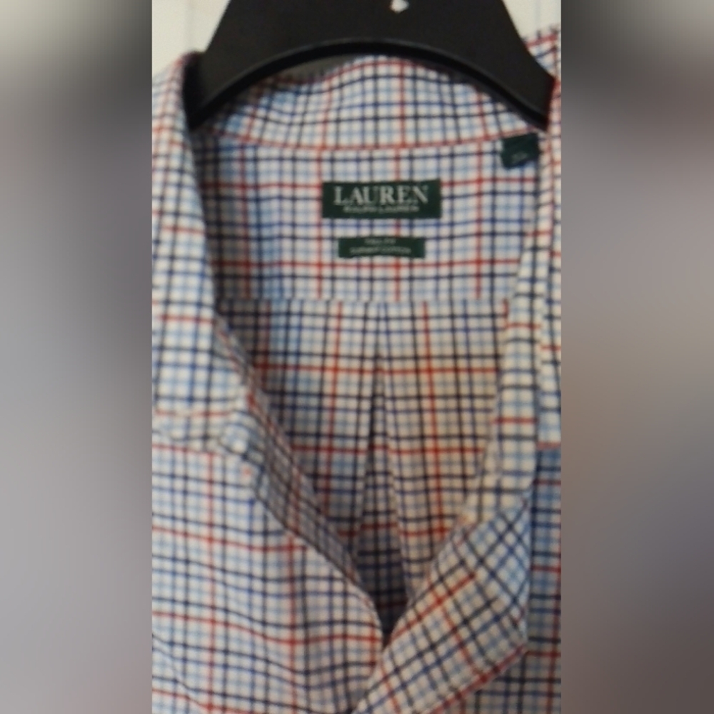 Ralph Lauren Plaid Button-Up Shirt